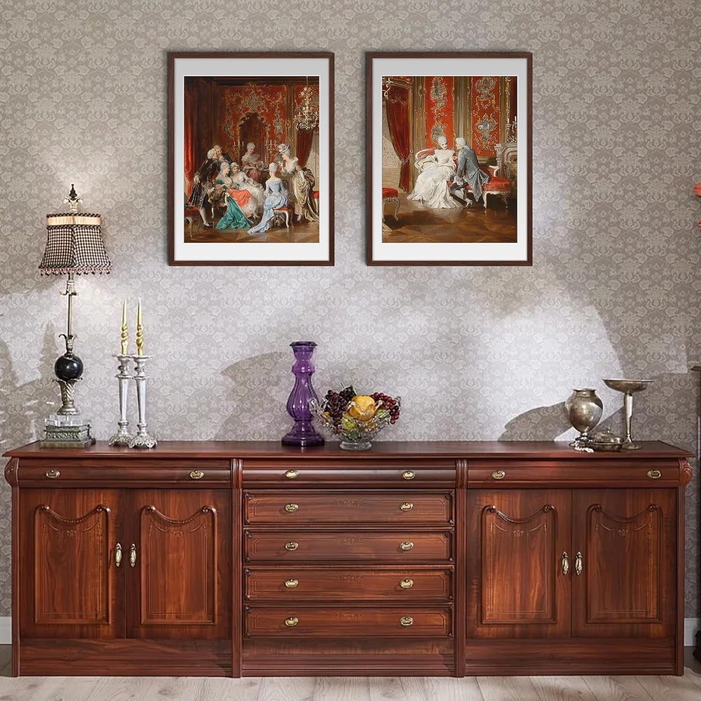 Upsimples 18x24 Picture Frame - Versatile Display for 16x20 Photos with Mat or 18x24 Without - Brown, 1 Pack