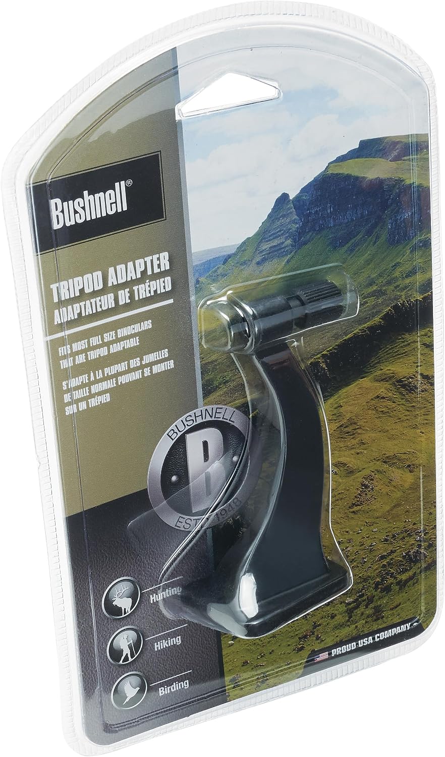 Bushnell Binoculars Tripod Adapter for Enhanced Stability - Black