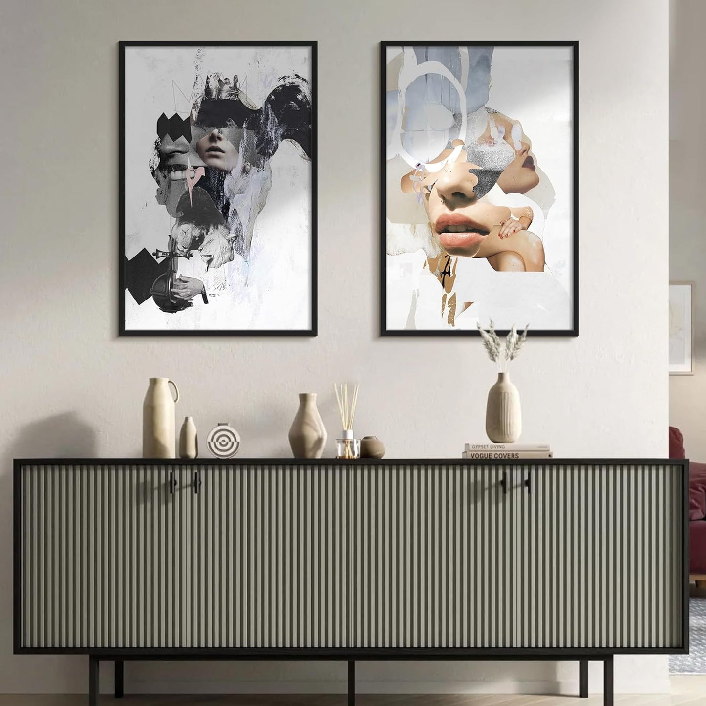 Upsimples 24x36 Poster Frame - Versatile Display for 20x30 with Mat or 24x36 Without - Black, 1 Pack