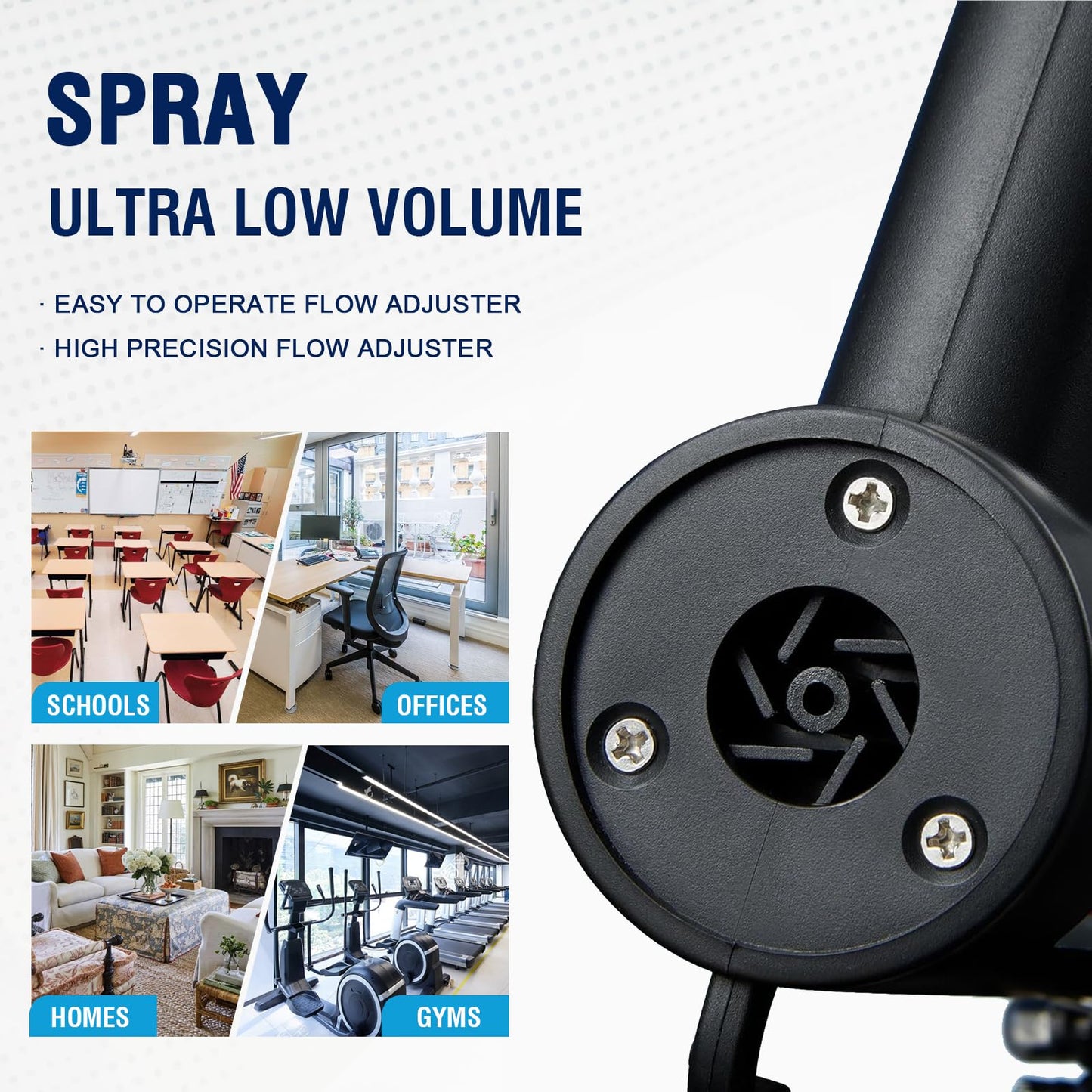 LONYEON 8L Electric ULV Cold Fogger Machine with Backpack Mist Atomizer, Adjustable Flow Rate, Large Area Spraying for Home Indoor Outdoor