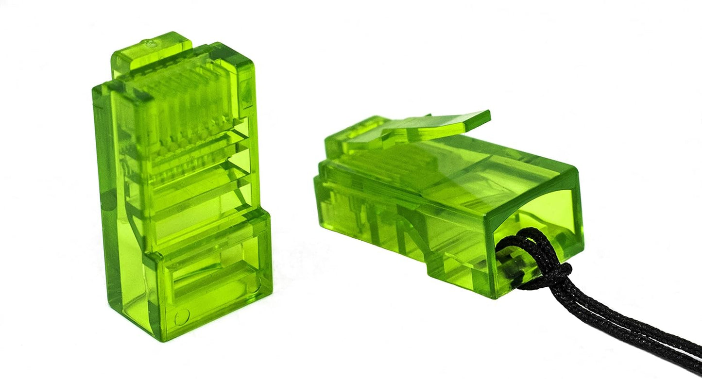 G7 Power RJ45 50-Pack RJ45 Dust Cover and Label Device - Jack Tags Protect and Identify Router and Switch Interfaces