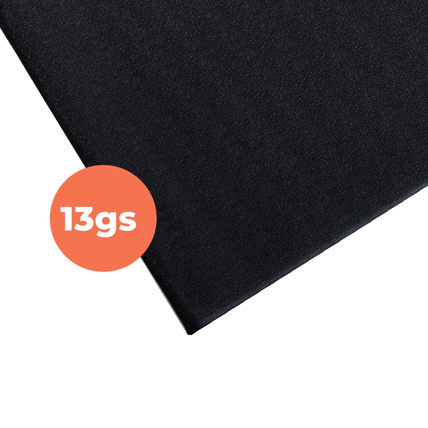 Supermats Heavy Duty Equipment Mat 13GS Made in U.S.A. for Indoor Cycles Recumbent Bikes Upright Exercise Bikes and Steppers (2.5 Feet x 5 Feet) (30-Inch x 60-Inch) (76.2 cm x 152.4 cm) , Black