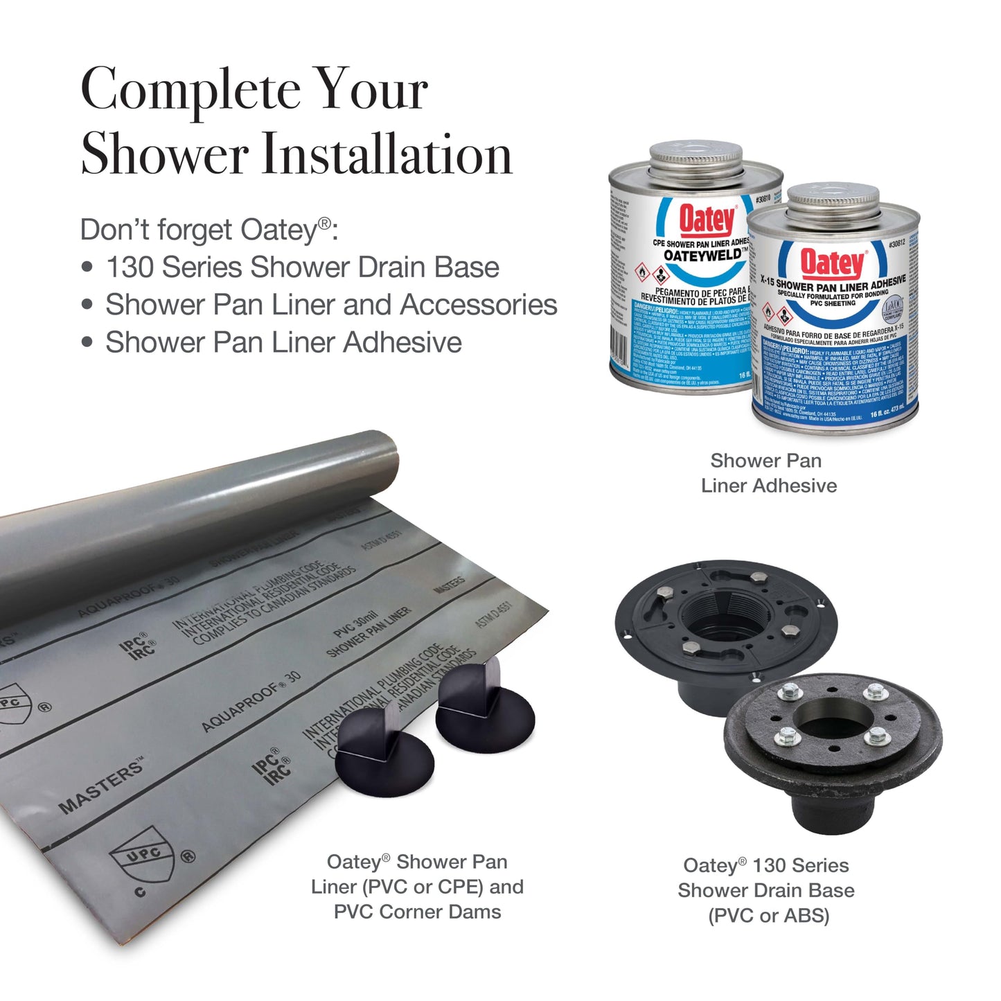 Designline 32 in. Linear Shower Drain Tile-in Grate in Stainless Steel