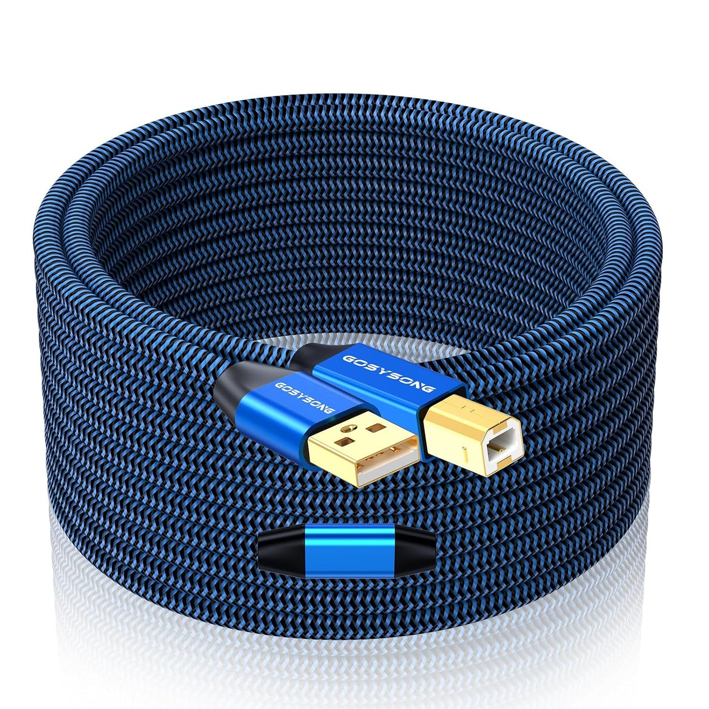 50ft 2.0 Active USB Printer Cable - High Speed USB A to B Compatible with HP, Canon, Dell, Epson, Xerox and More