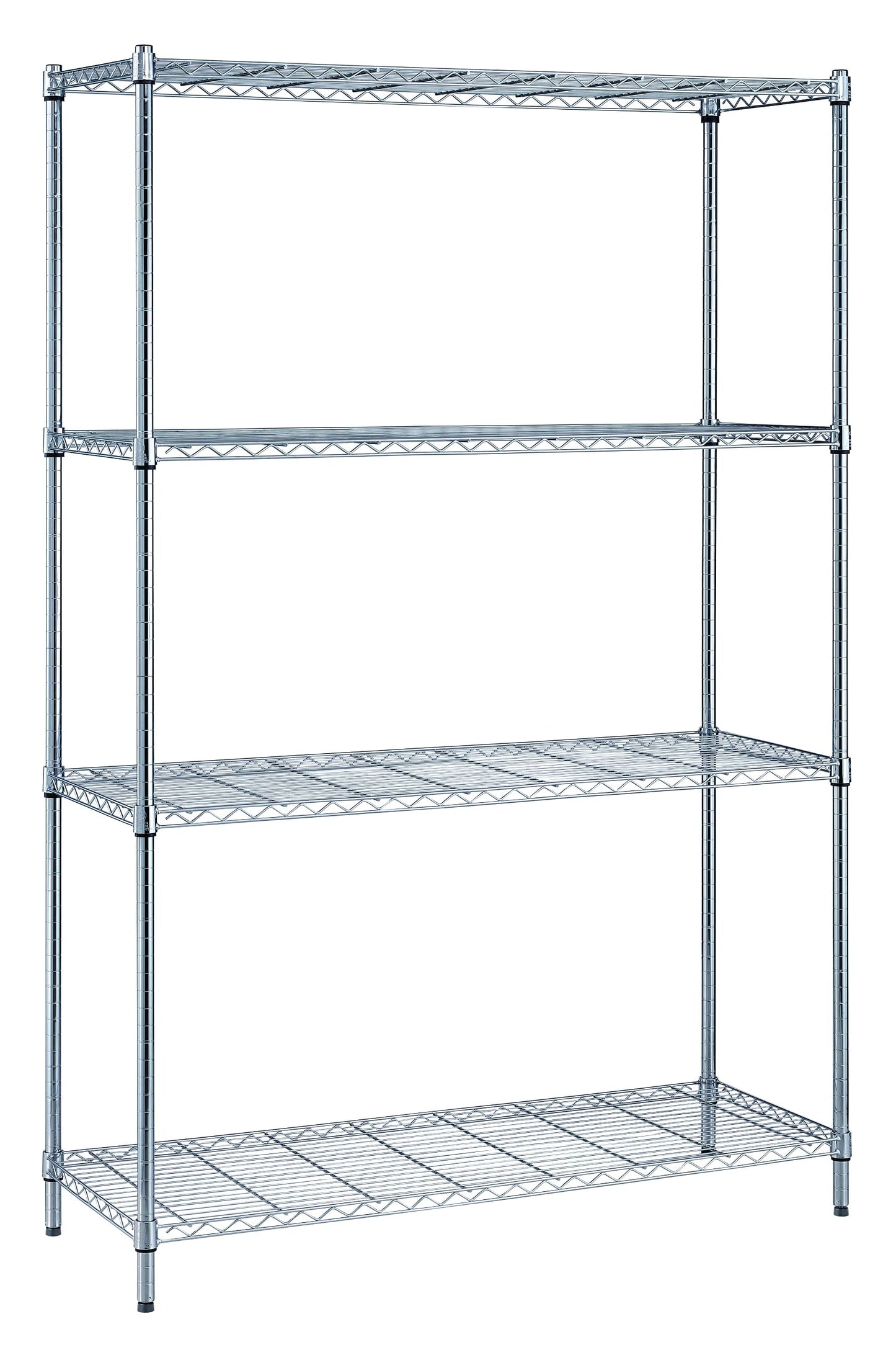 Quantum Storage Systems RWR72-1842LD Adjustable Wire Chrome 4 Shelves 72" H x 42" W x 18" D