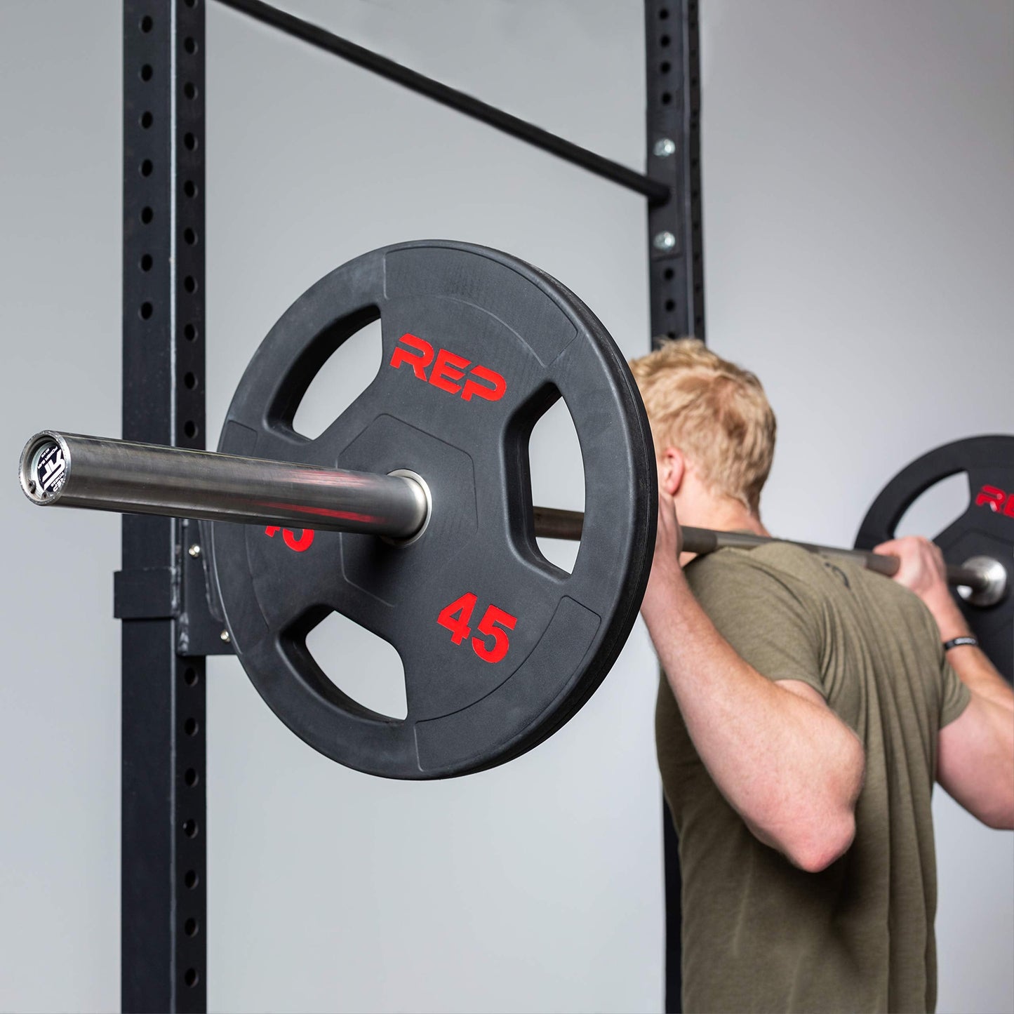 REP Rubber Coated Olympic Plates 2.5 lb Pair