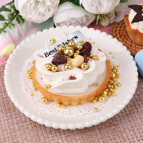 Gold Pearl Sprinkles - Edible Sugar Sprinkles for Cake Decorating | 4.6 oz Mix in 6 Sizes