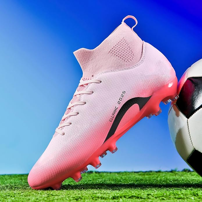 Mens Soccer Shoes Womens Indoor Outdoor Football Cleats Unisex Baseball Turf Shoe Youth Rugby Adult AG FG TF Football Boots Wide Training Sneaker