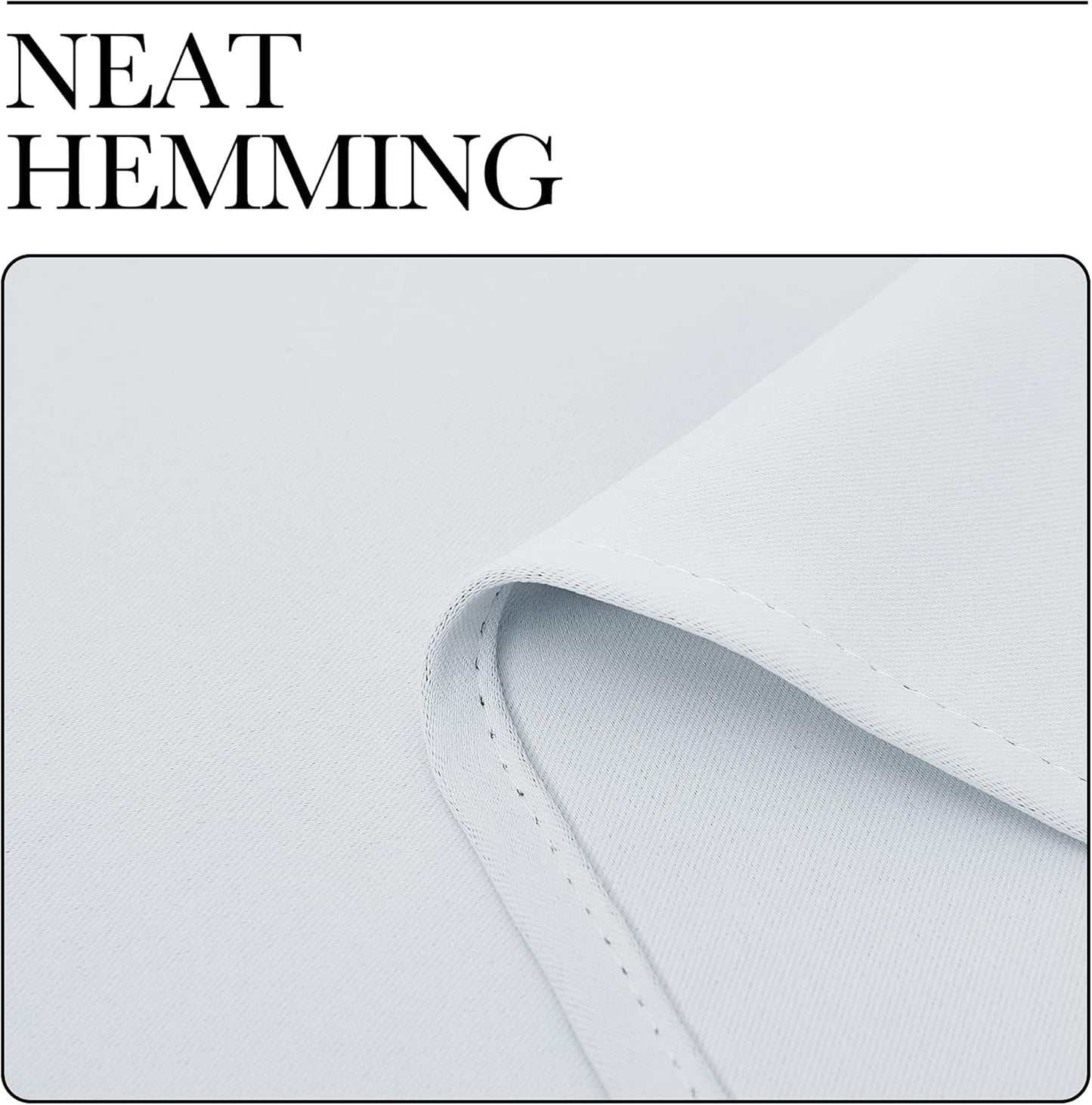 NICETOWN Room Darkening Curtains - Thermal Insulated Grommet Drapes for Bedroom | 2 Panels, 29x45, Platinum Greyish White