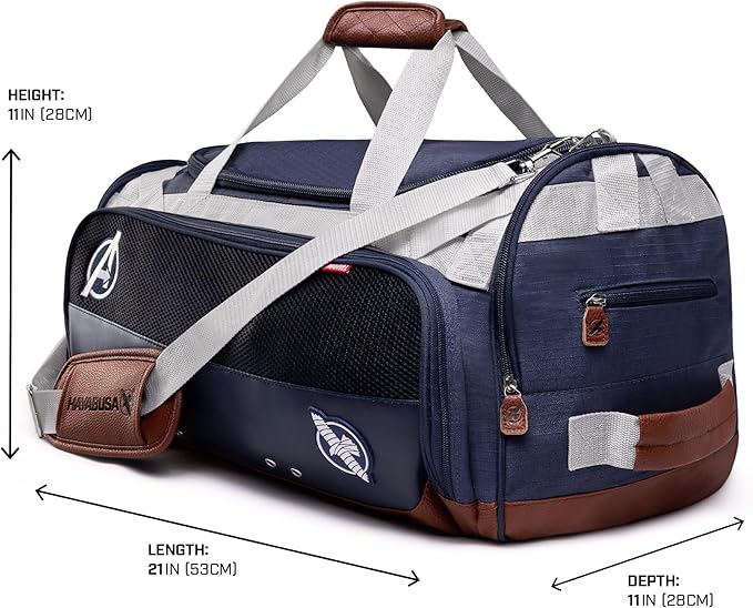 Hayabusa Marvel Hero Elite Captain America Gym Bag Officially Licensed - 50 Liters