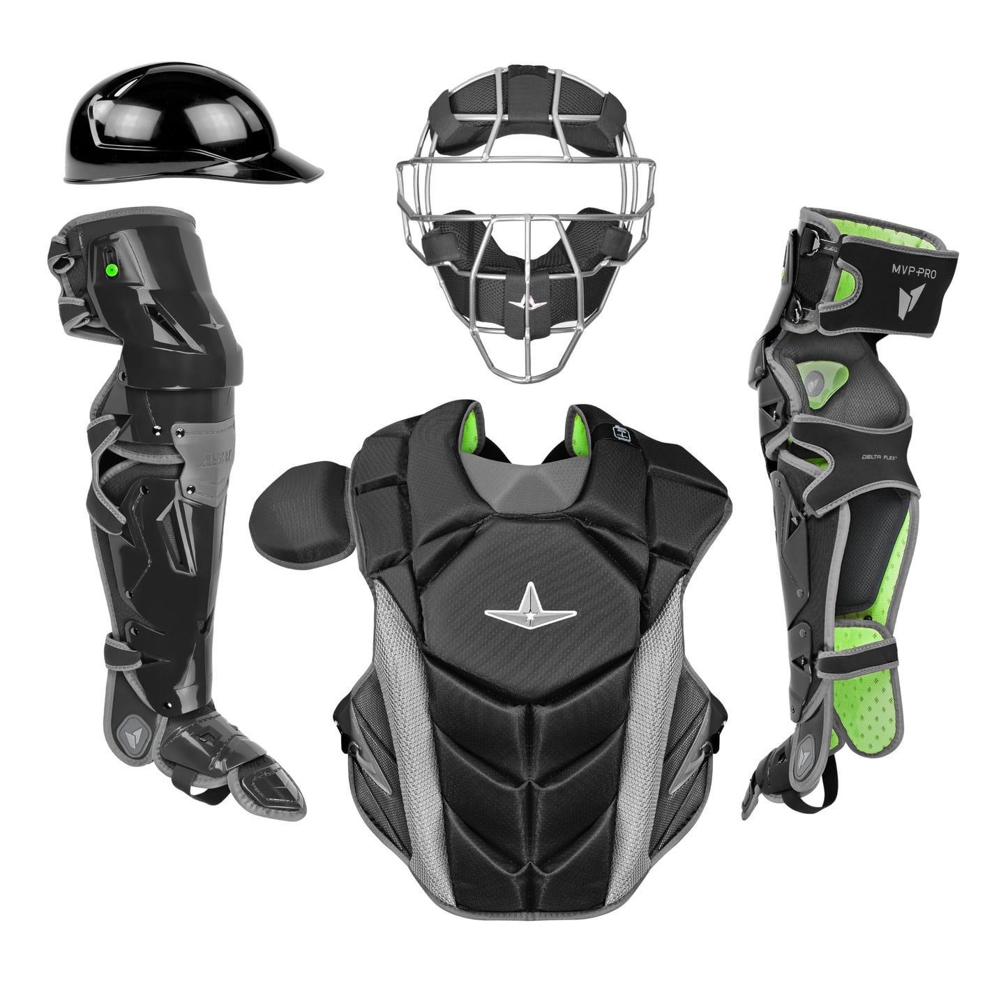ALL STAR MVP-PRO™ Series Adult Catching Kit w/ Traditional Mask, NOCSAE
