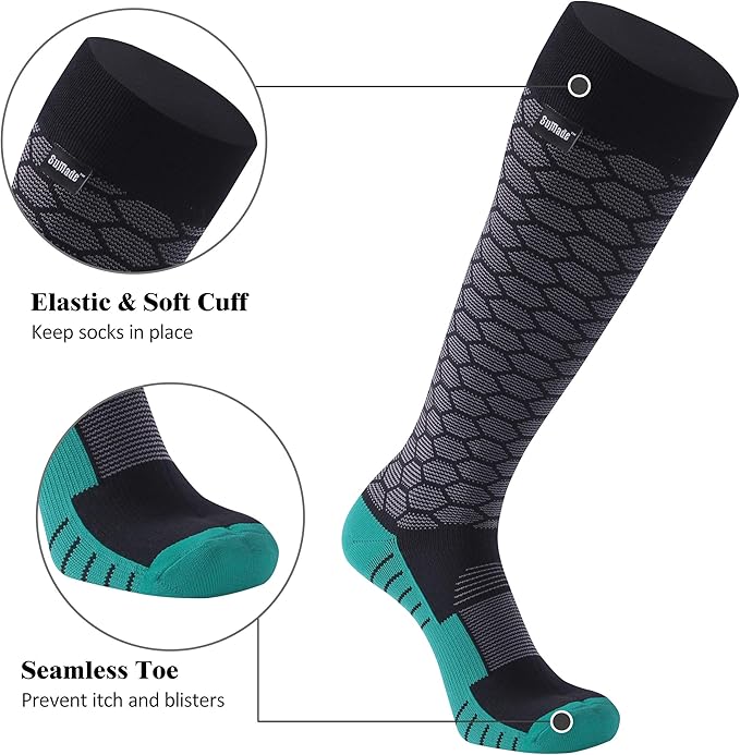 Waterproof Socks, Men Women Knee High Hiking Kayaking Socks 1 Pair