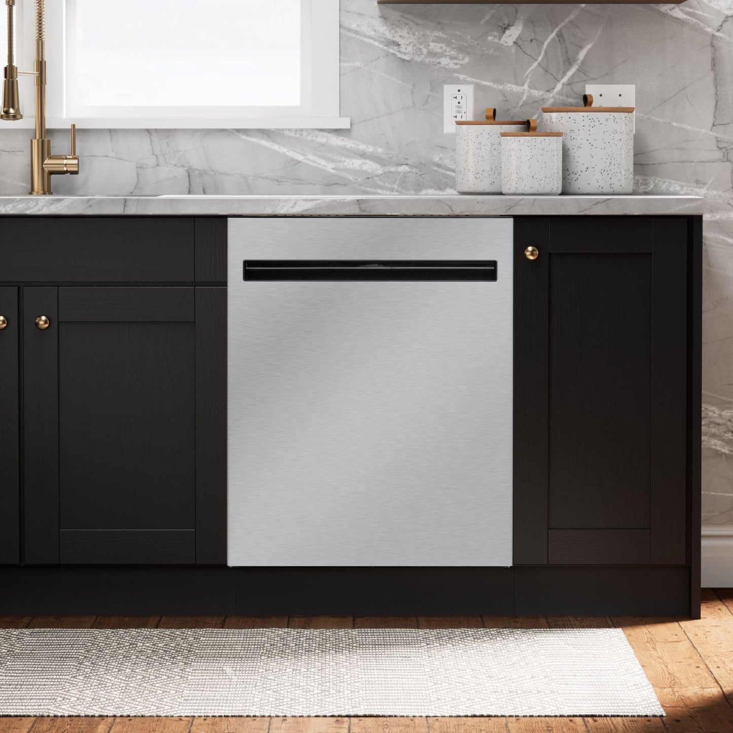 Kenmore 24" Built‑In Dishwasher with 3 Racks, Stainless Steel Tub, Top Control, Energy Efficient, Ultra‑Quiet 49 dBA, High‑Capacity Dishwasher – Stainless Steel