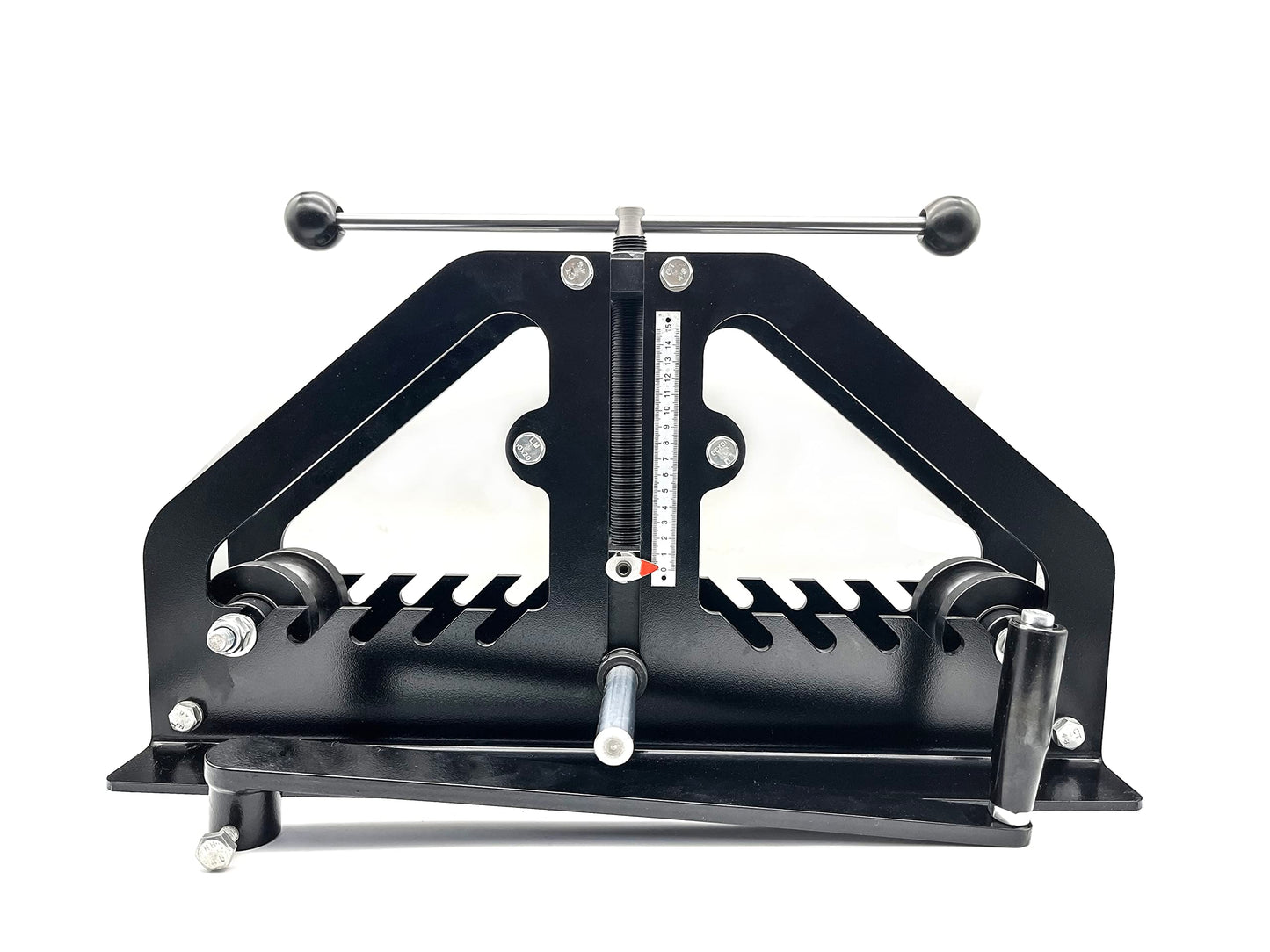 TR-02 Manual Tube Pipe Roller Bender,High Precision Tubing Pipe Bender,Bends 1.5” pipe to a minimum radius of 20” &2” round tube to a minimum radius of 60”,standard one set of 1-1/2" round tube roller