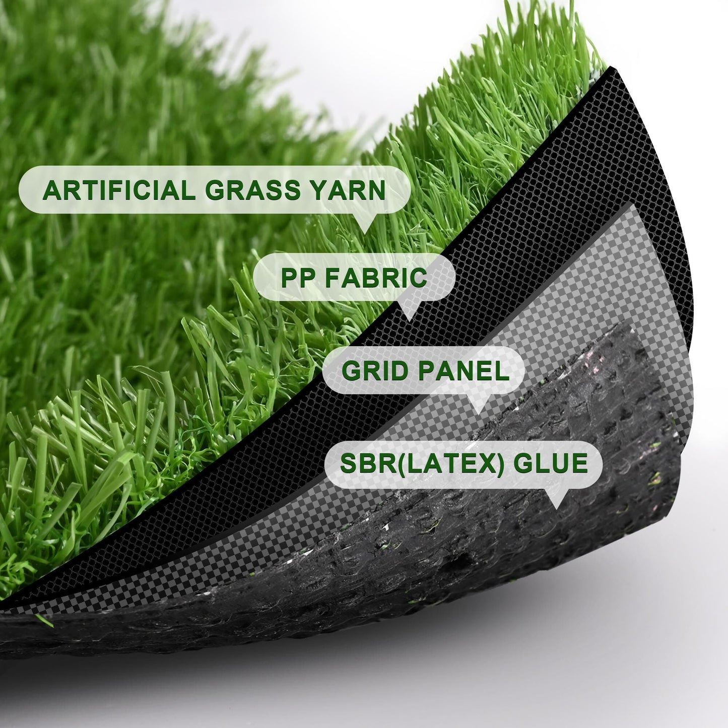 Yescom Sports Sled Strips Turf Gym Turf Flooring for Weight Sled Push Gym Equipment Outdoor Indoor Use 33'x3'(100 Sq.Ft) 0.8" H