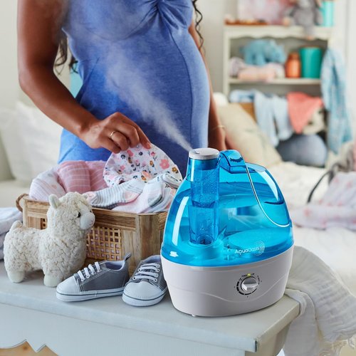 AquaOasis® Cool Mist Humidifier - Quiet Ultrasonic 2.2L Tank for Bedroom & Large Rooms | Adjustable 360° Nozzle, Auto Shut-Off