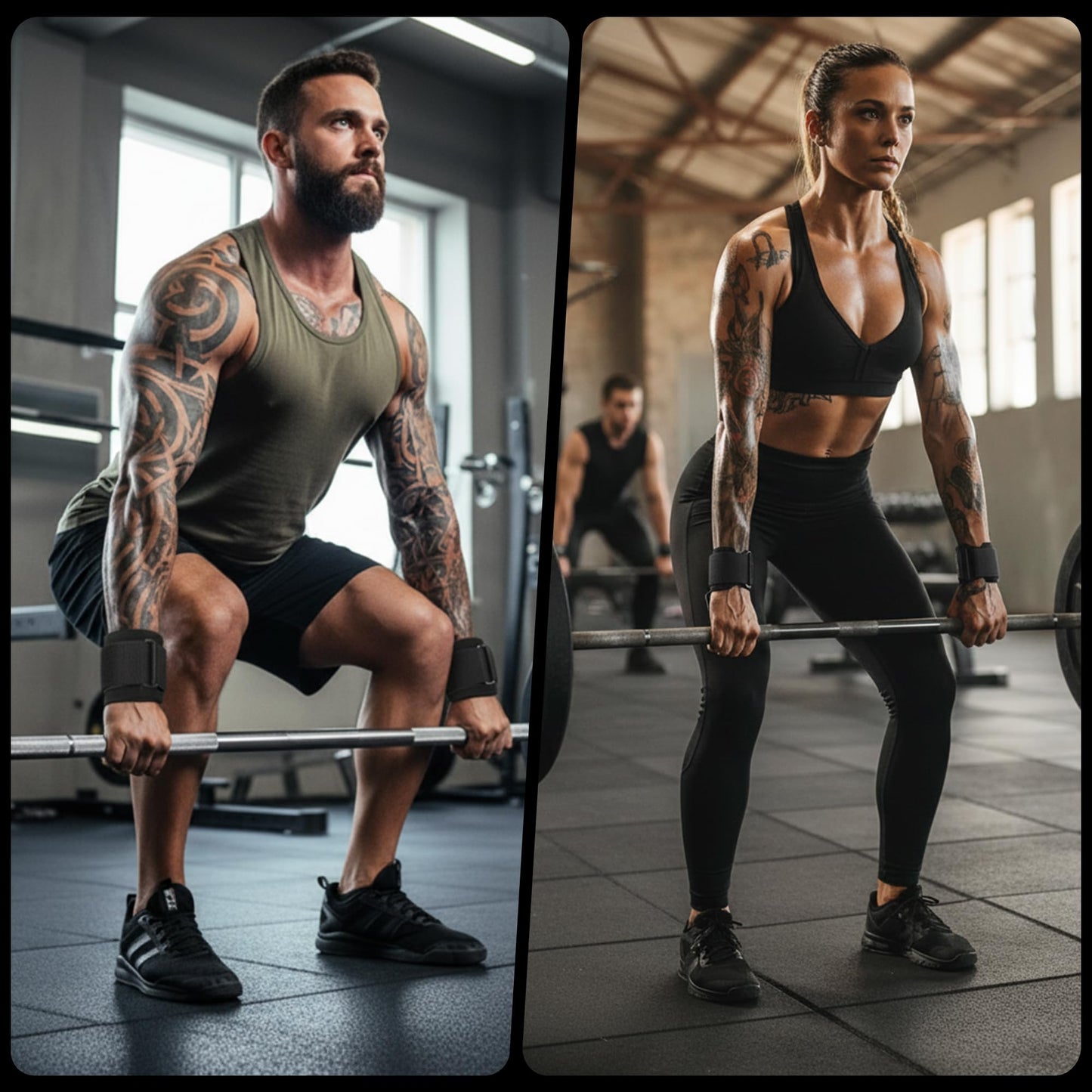 Weight Lifting Hooks (Pair) with Padded Wrist Straps – Heavy Duty Steel Grip Support for Deadlifts, Powerlifting, Bodybuilding & Pull-Ups – Gym Training Hooks for Men & Women