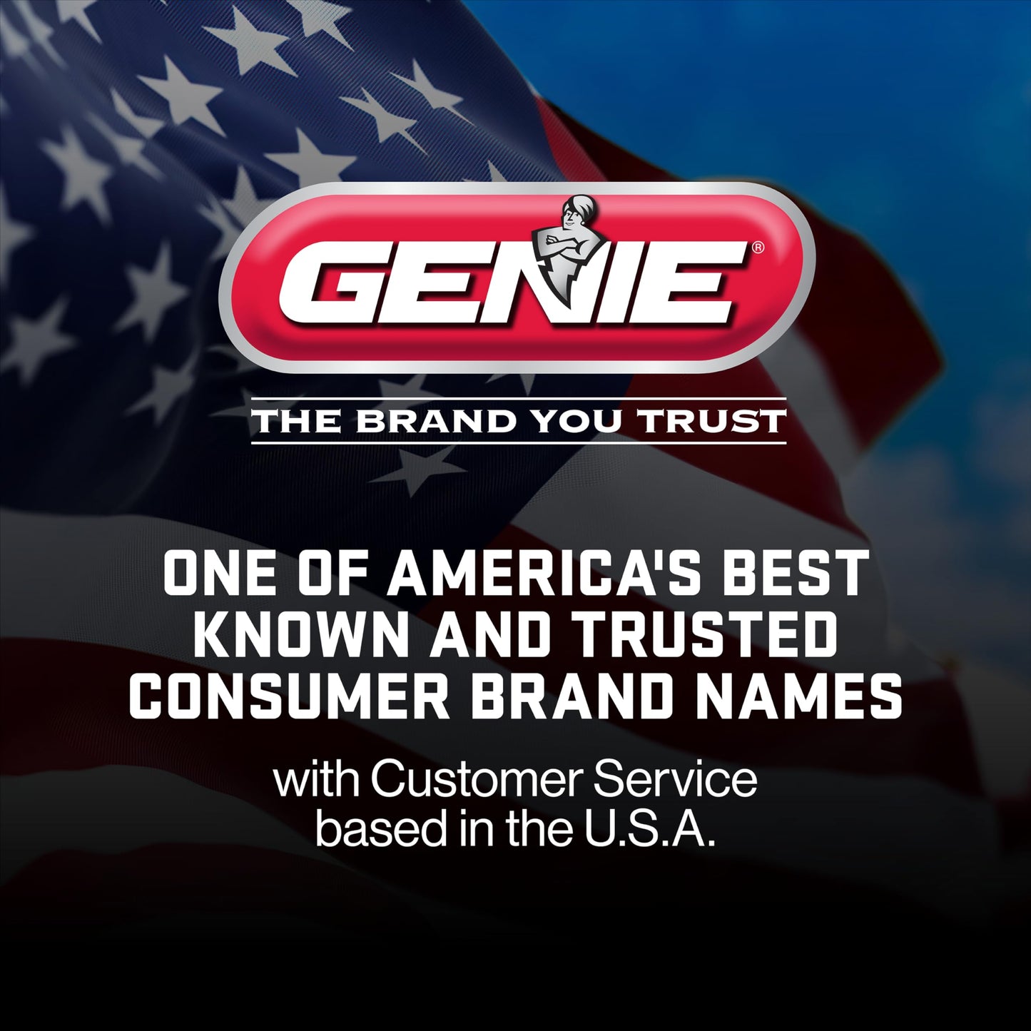 Genie Chain Drive 550 Garage Door Opener, Heavy Duty Chain Drive Opener, Model 2035-TKO