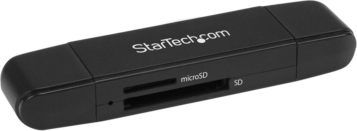 StarTech.com 3.0 5Gbps USB Memory Card Reader - USB SD Card Reader - Compact - - USB Card Reader - MicroSD USB Adapter