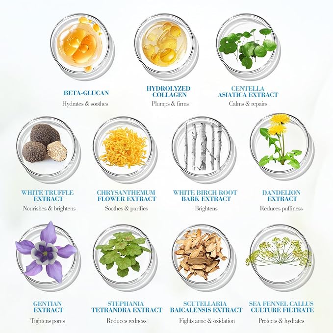 Bio-Collagen?‘Peptide Face Mask Sheets ??Gleam Foil Intensive Overnight Hydrate Face???¯Neck Masks for Moisturizing, Firming & Lifting Care ??8 Count(4 Face Masks + 4 Neck Masks)