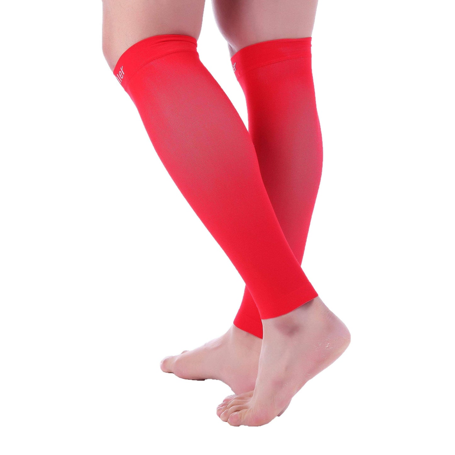 Doc Miller Compression Calf Sleeve for Men & Women – 20-30mmHg Graduated Support for Running, Shin Splints, Calf Strain – Knee High, Small to 6XL Plus Size