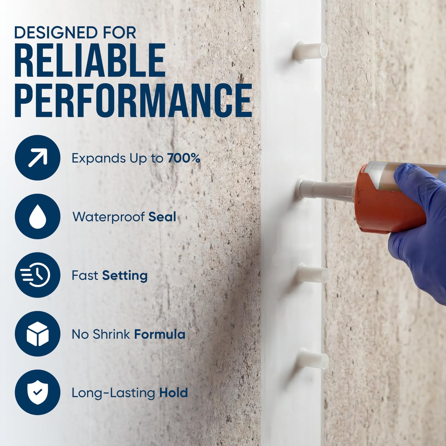 Concrete Crack Injection Kit – DIY Basement Wall Crack Repair – Polyurethane Leak Seal System – Stops Active Water Leaks in Foundation Walls – Easy No-Dig Injection Repair Kit - Ideal for DIY Projects