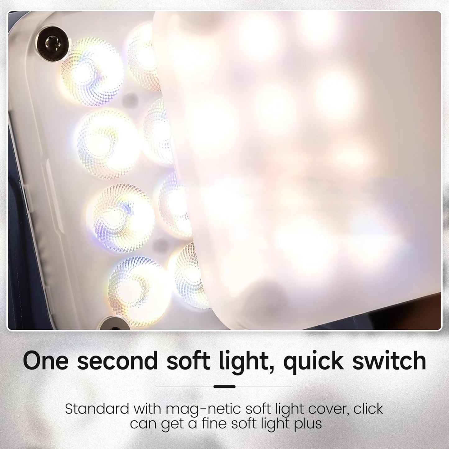 NANLITE Pico Portable LED Fill Light Full Color RGB, Snap-On Attachment for Phone/Camera Photography, Live Streaming