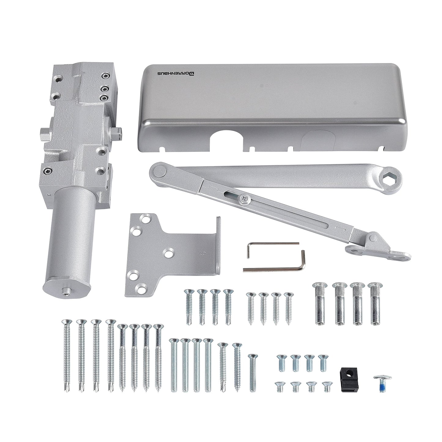 ZOOM PRECISION 4041 Heavy Duty Automatic Door Closer - Adjustable for Doors (40-330lbs)