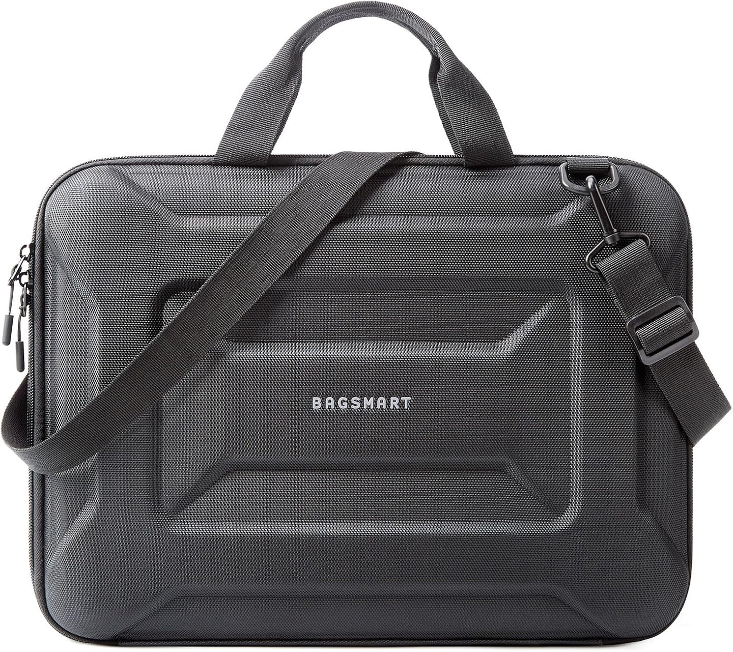 15.6-16 inch BAGSMART Laptop Computer Case with Strap,Shockproof Waterproof Laptop Bag with Sturdy Handle