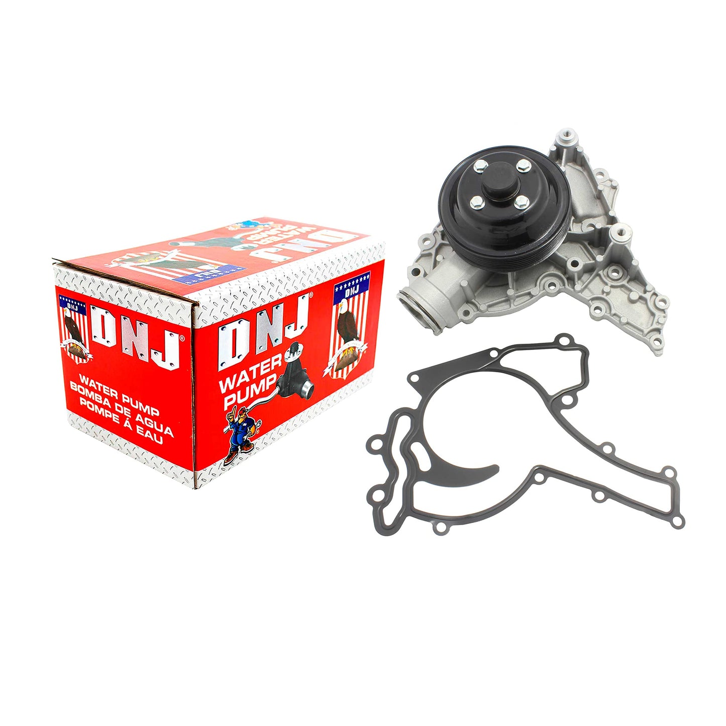 DNJ WP4274 Water Pump for 2007-2008 Dodge Freightliner Sprinter 2500 Sprinter 3500 3.5L V6 24V DOHC 3498cc