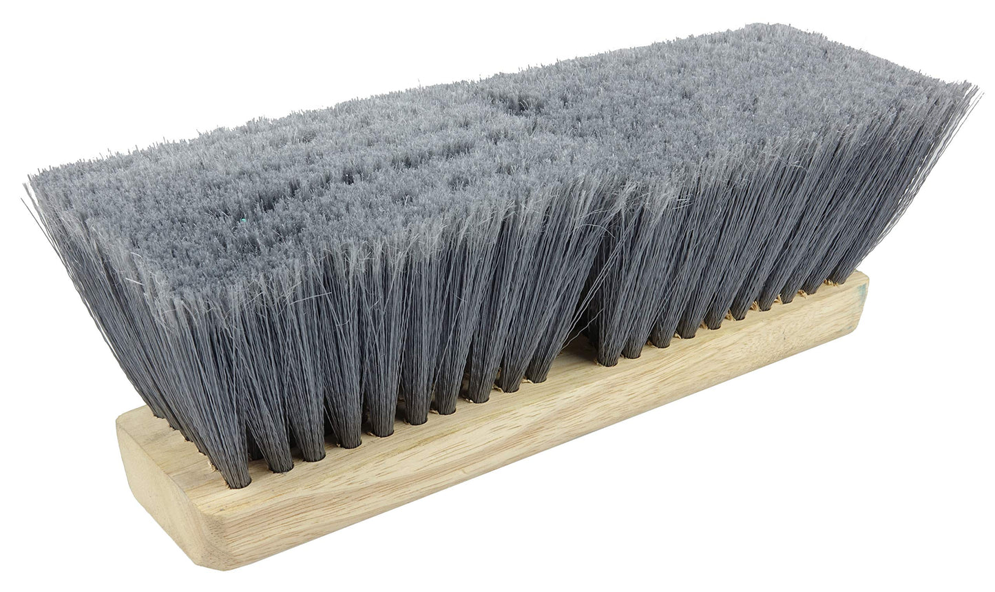 Weiler 70312 10" Bus Brush, Flagged Silver Grey Polystyrene Fill (Pack of 12)