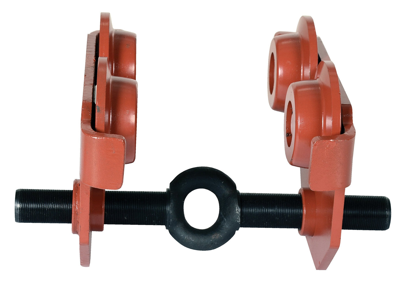 Vestil E-MT-2 Steel Push Eye Manual Trolley 2000 Lb. Capacity Orange
