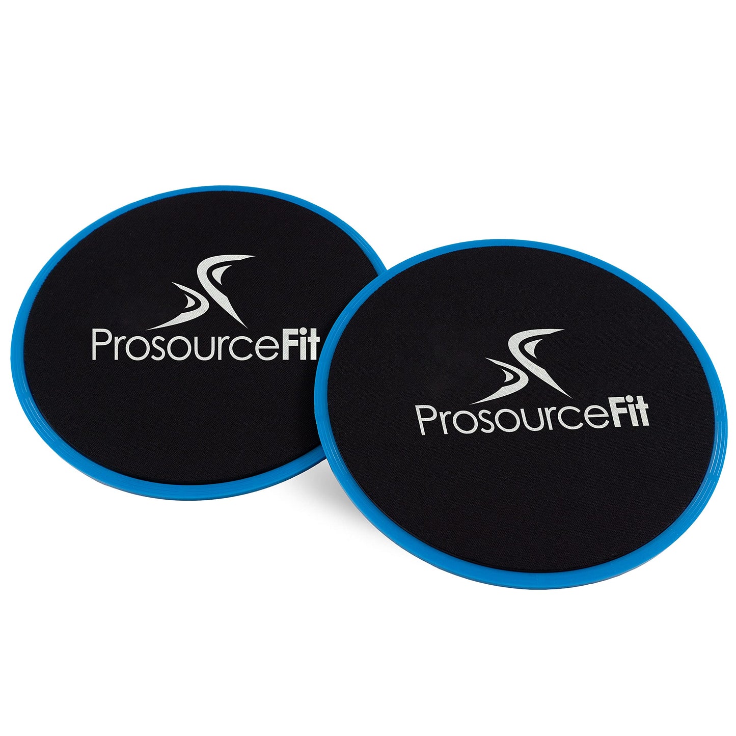 ProsourceFit Core Sliding Exercise Discs, Dual-Sided Sliders for Use on Any Surface at Home or Gym for Full-Body Workouts, Set of 2