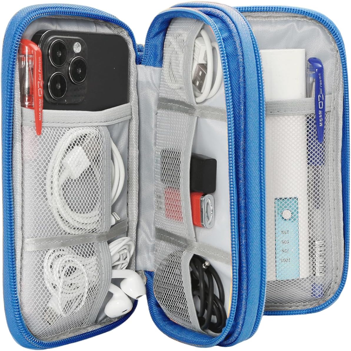 CAAORDKSO Cord Organizer Travel Cable Organizer Bag Tech Electronic Organizer Travel Case, Electronic Accessories Pouch