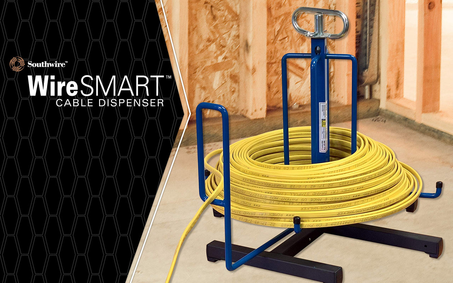 Southwire MH8110 Wire Smart Cable Dispenser, Floor or Stud Mounted