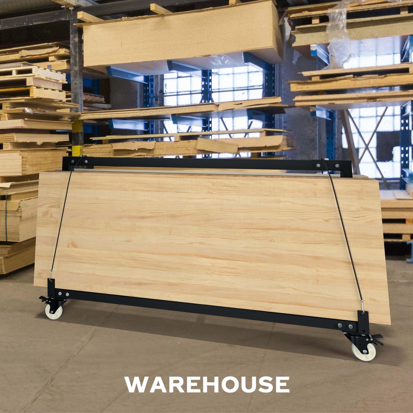 APARECIUM Heavy Duty Panel Truck Cart 3000 lbs Load Capacity, Adjustable Panel Sheet Cart, Substrate Panel Rack for Sheet Materials, Plywood Sheetrock Glass and Windows