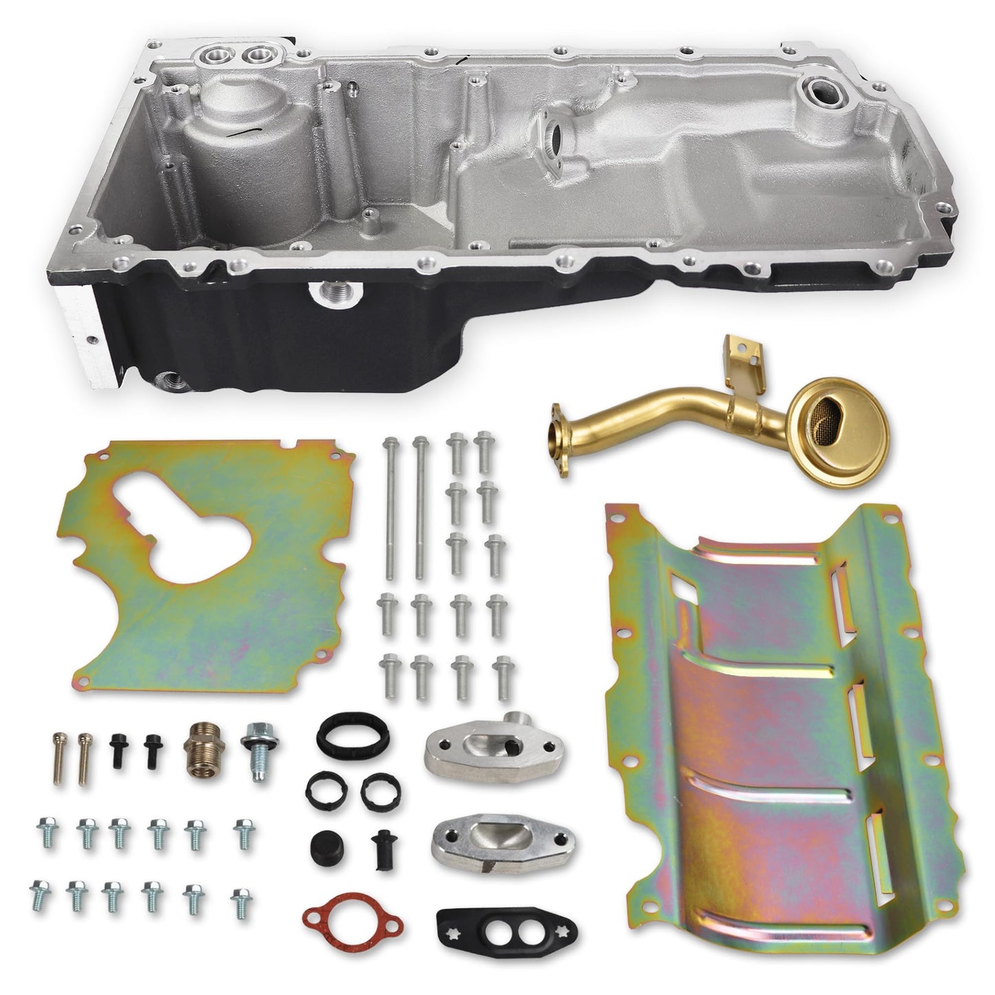 302-20 81577 LT Swap Retrofit Oil pan Kit Compatible with GM Gen V LT1 LT4 L83 L86 5.3L 6.2L 67-92 Camaro/Firebird 64-72 A-Body 78-87 G-Body Black