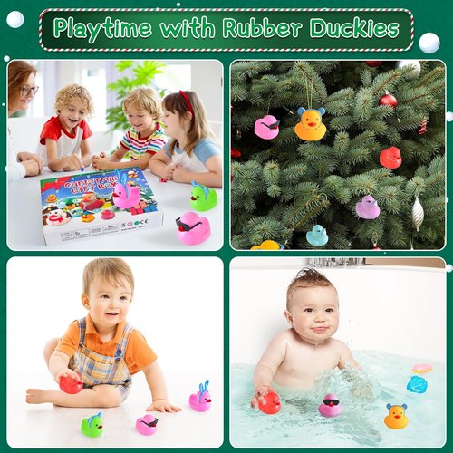 2025 Christmas Advent Calendar - Rubber Ducks Countdown | 24 Days of Fun for Kids