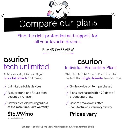 ASURION 2-Year Floorcare Protection Plan - Comprehensive Coverage for $150-$174.99
