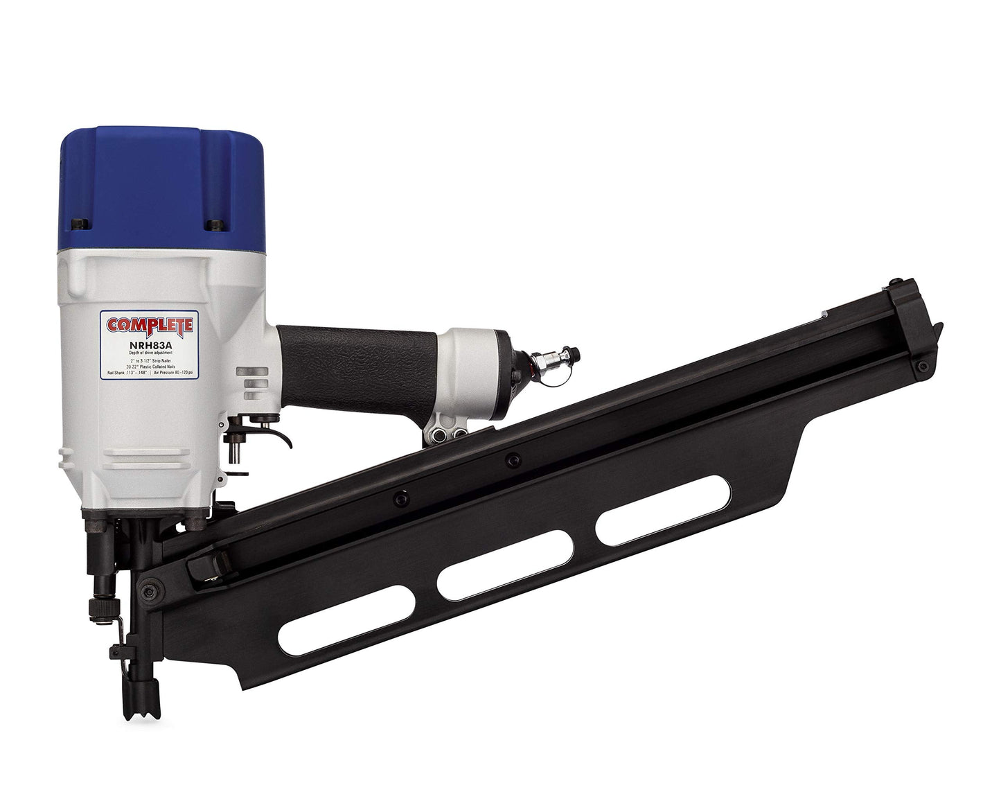Complete NRH83A 21 Degree Framing Nailer 2" to 3-1/2" adjustable depth of drive SIM NR83A5 NR83A3 NR83A, suitable for Framing, Decking, Trusses and Sub-Floor