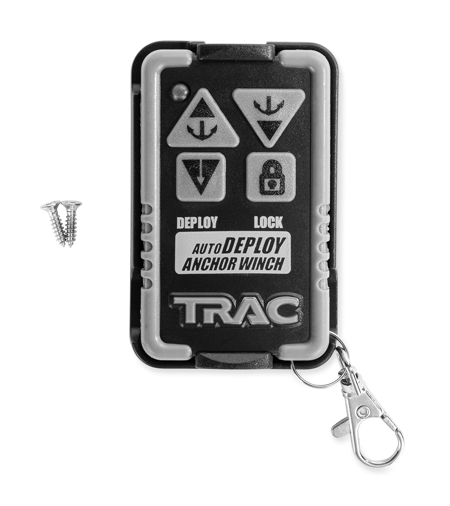 TRAC-Outdoor Products Angler 30 AutoDeploy-G3 Electric Anchor Winch - Anchors Up to 30 lb. - Includes 100-feet of Pre-Wound Anchor Rope with Use (69004), Gray, Normal