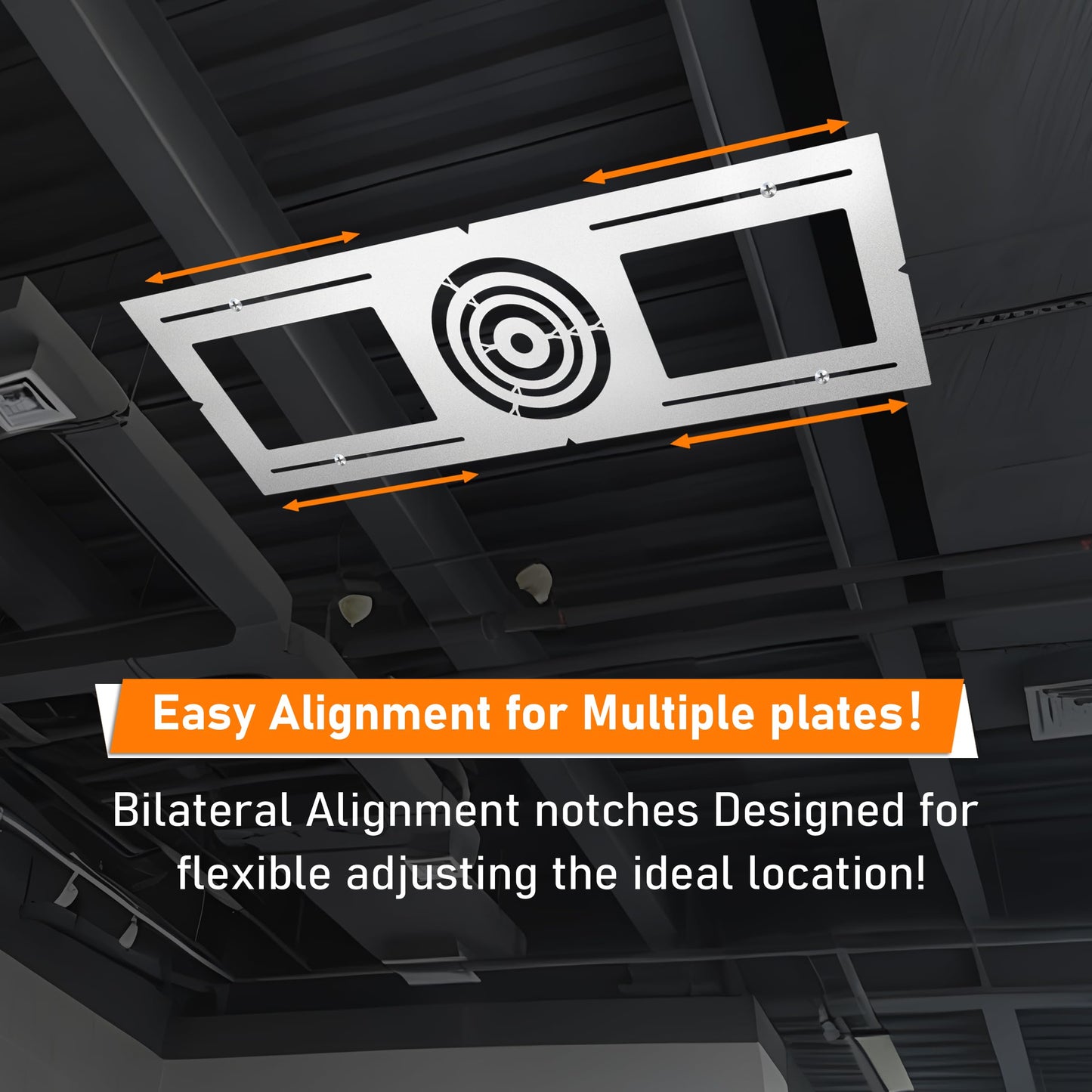 New Construction Mounting Plate, 3-4-6”, New Construction Rough in Plate for LED Downlight, Slim Recessed Lights, LED Recessed Ceiling Lights, Recessed Lighting Housing Plate,36PC