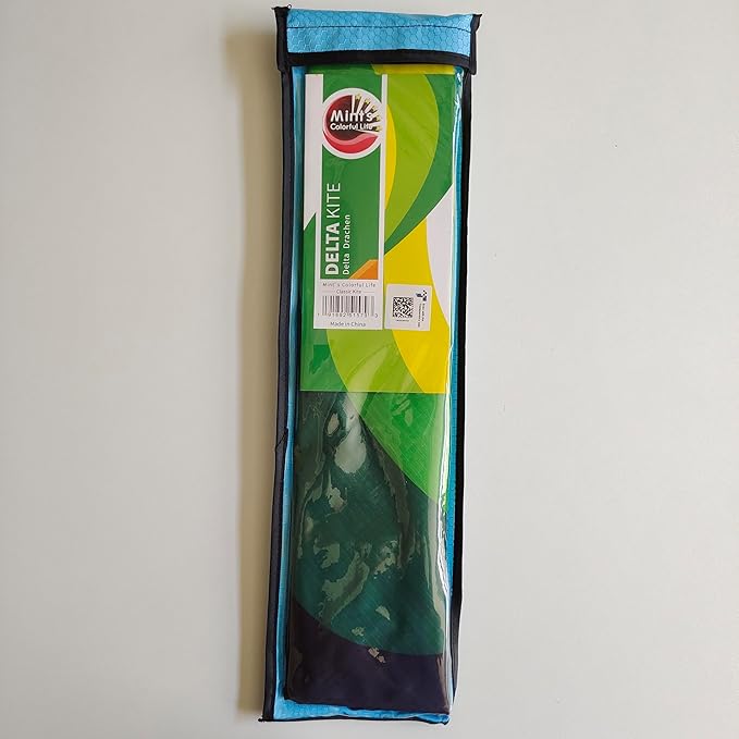 Mint's Colorful Life Delta Kite for Kids & Adults, Extremely Easy to Fly Kite, Best Kites for Beginner