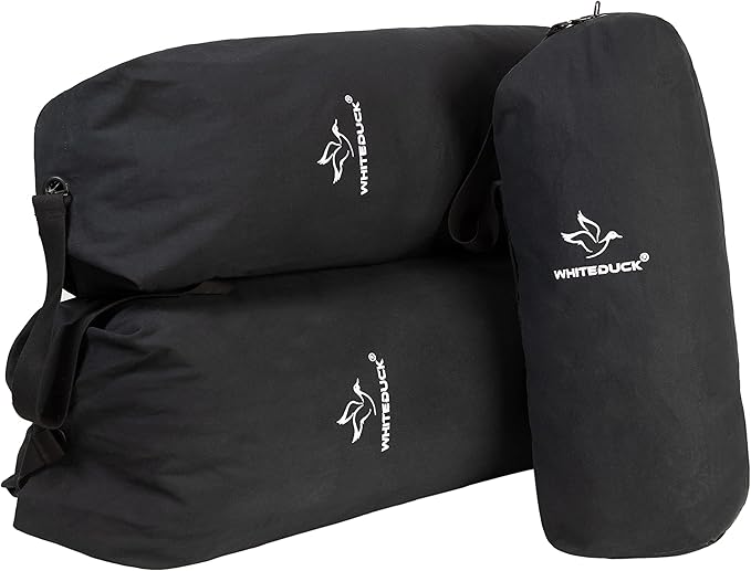 WHITEDUCK 30"x50" (737L) Top Load Canvas Duffel Bag ??Military-Grade, Tear-Proof & Weatherproof, Heavy Duty for Travel, Outdoors & Military Use, with Padlock Compatibility, 5 Colors
