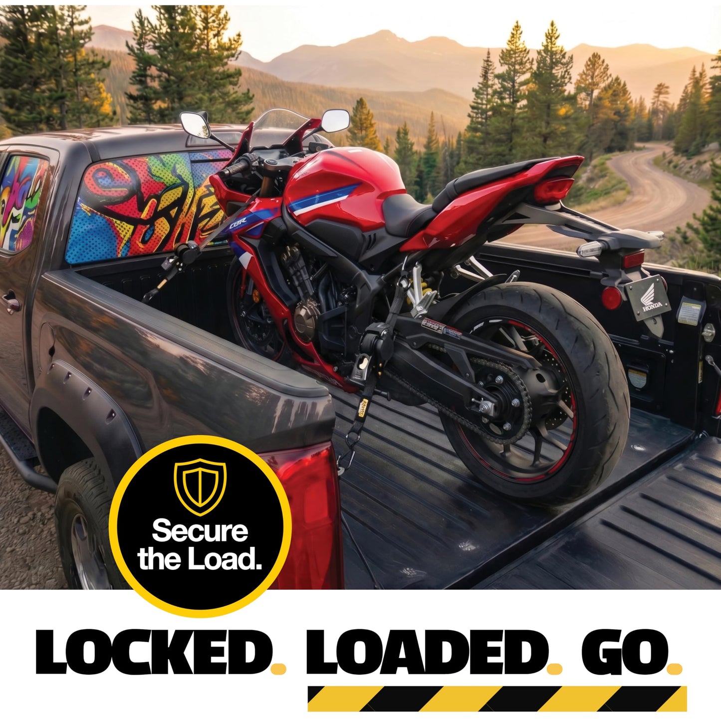 AUGO Retractable Ratchet Straps | 4 Heavy Duty Ratchet Straps Self Retractable Tie Down Straps with Soft Loops & Storage Bag for Motorcycle, Truck, Trailer, Cargo Van | 1200 Lb Break Strength 1” x 10’