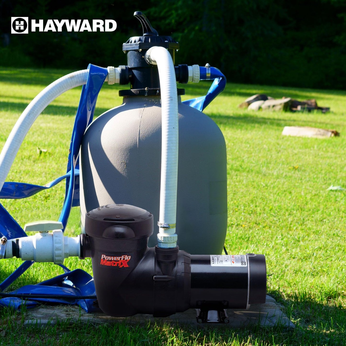 Hayward W3SP1593 PowerFlo Matrix Above Ground Pool Pump, 1.5 HP