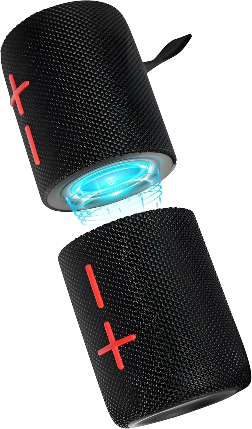 CYBORIS 2 1 IPX6 20W V5.3, 24H in Magnetic Dual Splittable Bluetooth Speaker, Waterproof Split Portable Wireless