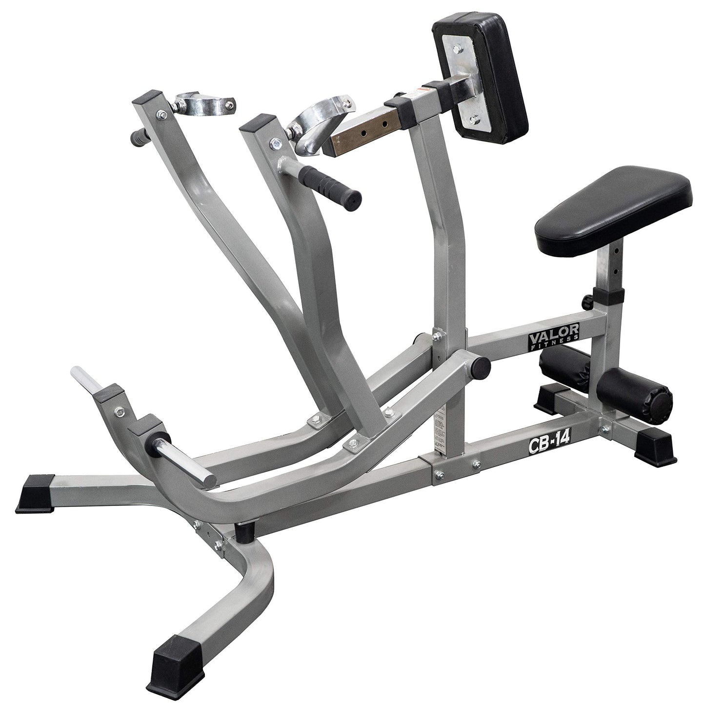 Valor Fitness Seated Row Machine – Plate Loaded with Converging Arms & Multi-Grip Handles, 400 lb Capacity, 2" Plate Adapters for Back & Chest Strength Training Home Gym Equipment