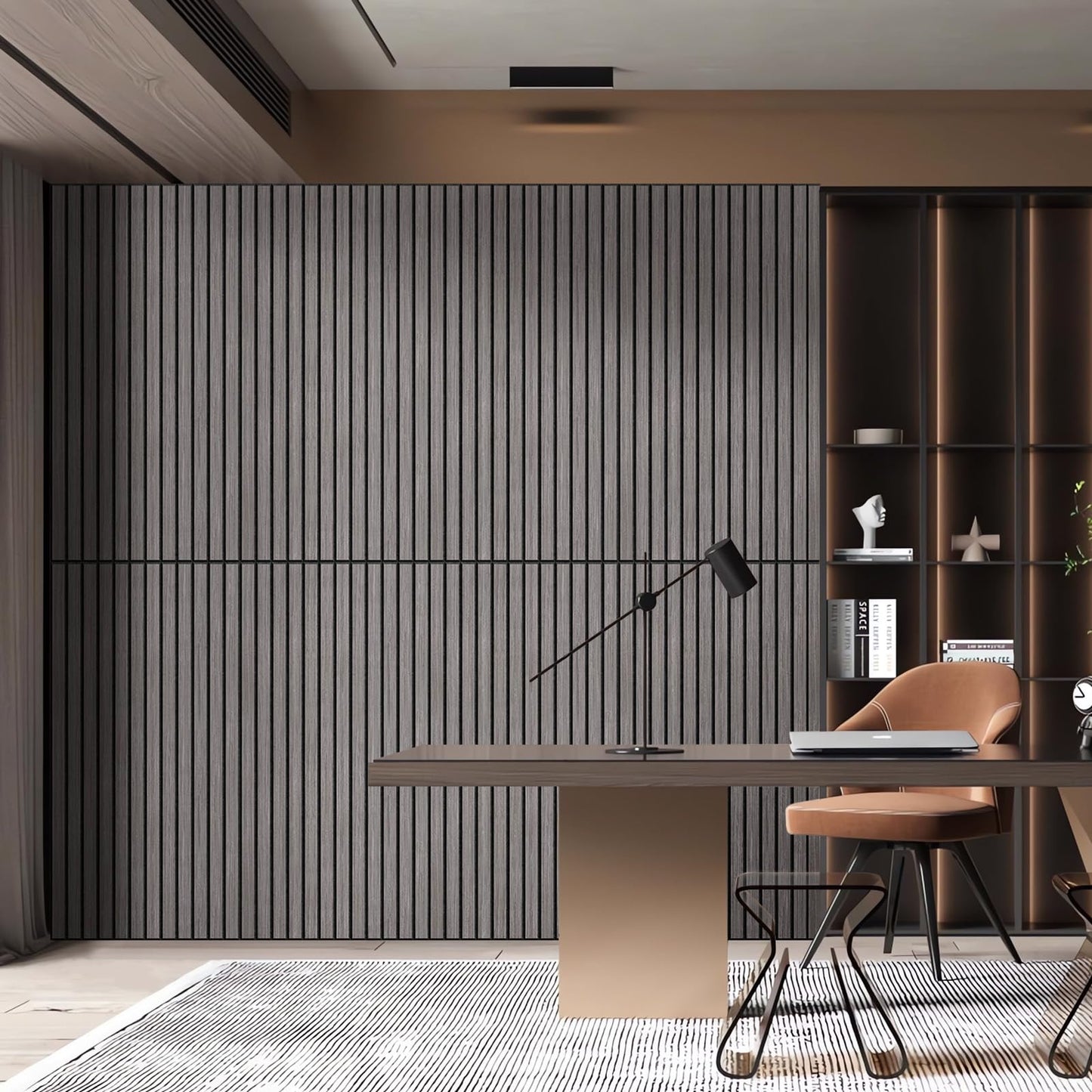 6 Pack Acoustic Wall Panels, 47.2" X 23.6" Sound Absorbing Panels, Decorative Sound Proof Panels for Office, Studio, Home Theatre - Light Grey