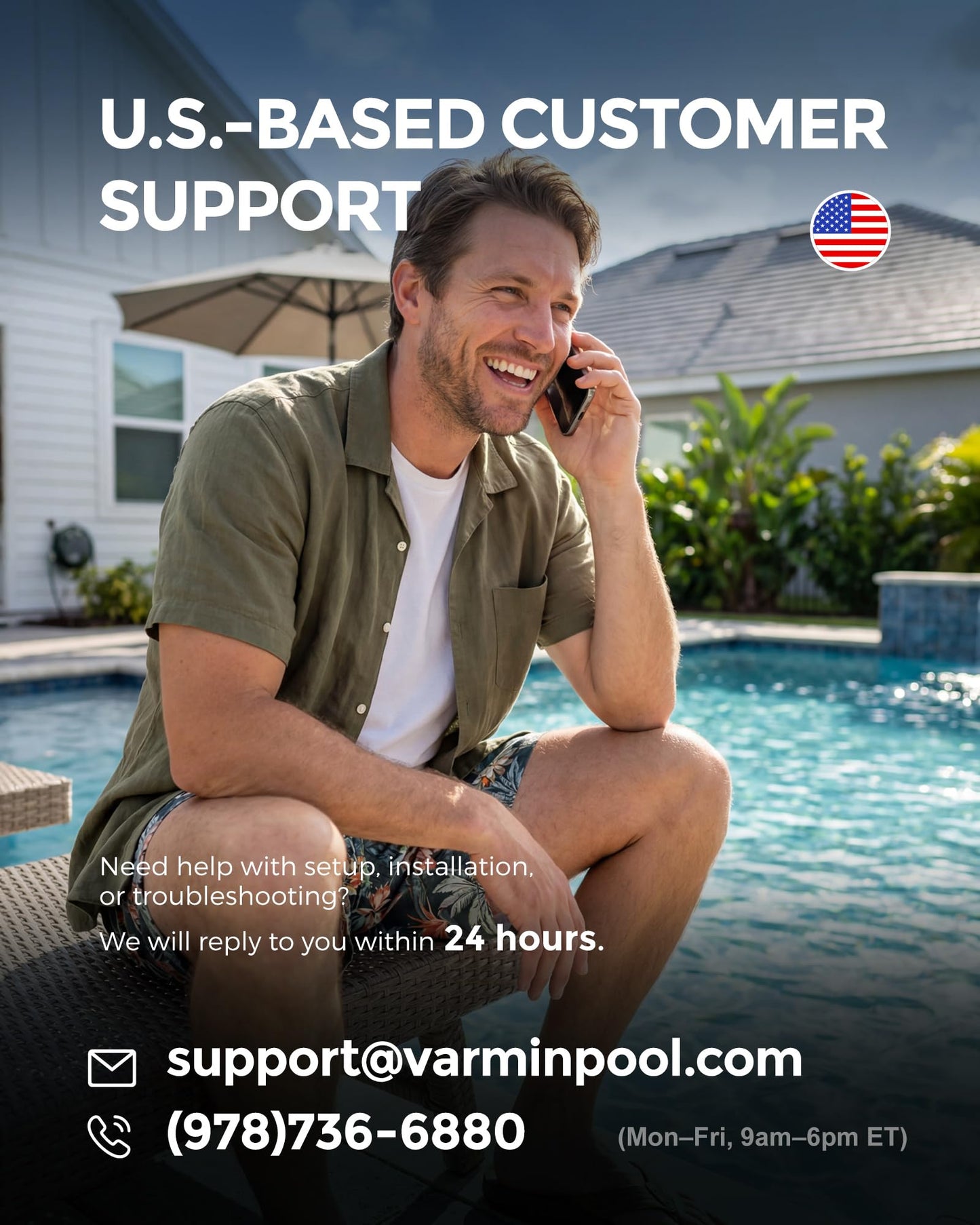 VARMINPOOL Variable Speed Pool Pump Inground, 2.5HP, 10567GPH High Flow Energy Efficient Pool Pump for Above Ground Pool, Programmable Timer, Rain Cover, 220V, Large Filter Basket